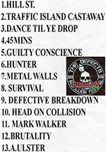 The Defects - Rebellion Festival, Blackpool 4.8.19